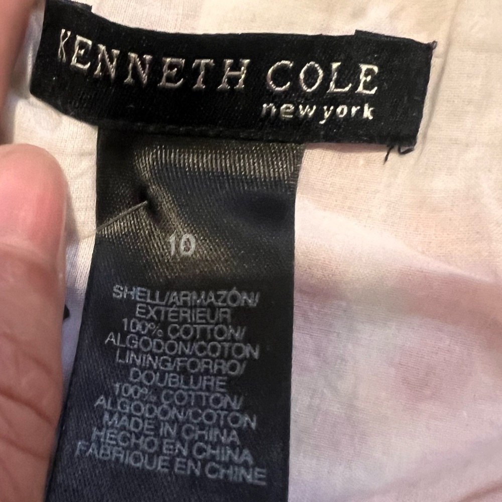 Kenneth Cole Multicolor 100% Cotton Dress Like New! - Picture 10 of 11